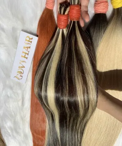 Highlight Straight Bulk Human Hair for Braiding