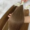 Straight Bulk Human Hair for Braiding #8 Color
