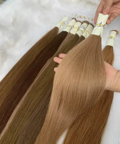 Straight Bulk Human Hair for Braiding 14 Color