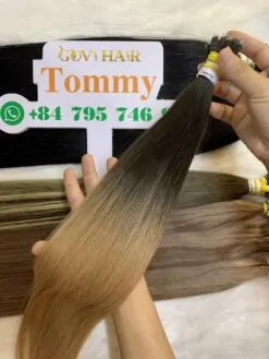 Straight Smoke Nanoring Hair Extension