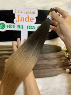 Straight Smoke Nanoring Hair Extension