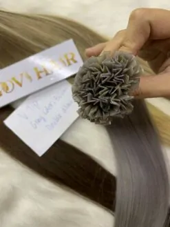 Super Smooth Hair Product Straight Grey Color V Tip