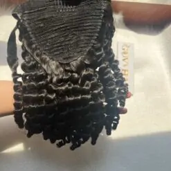 Curly Natural Color Ponytail