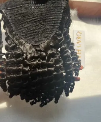 Curly Natural Color Ponytail