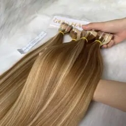 Tape In Hair Extensions Straight Mix Piano Color
