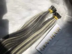 Straight Mix Piano Color I tip Hair Extensions