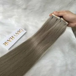 Hair Extensions Package Custom Bone Straight Colored Tape Hair Extension