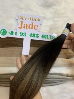 Alternative view of 20 Inch Straight Dubai Color I Tip Hair Extensions 100% Human Hair