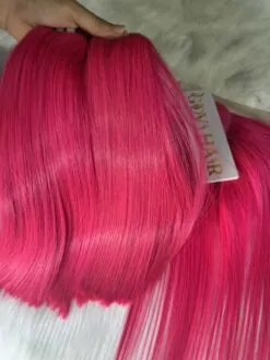 Pink Weft Bone Straight