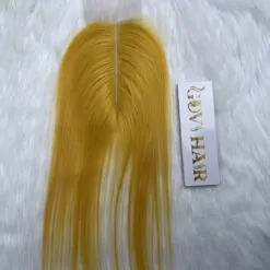 HD Lace Closure 2x6 Yellow Color Virgin Vietnamese Hair