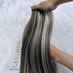 Bone Straight Piano Blond Color Weft