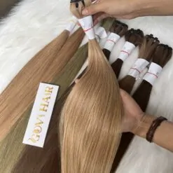 Bone Straight #16 Color Weft Hair Extensions