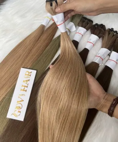 Bone Straight #16 Color Weft Hair Extensions
