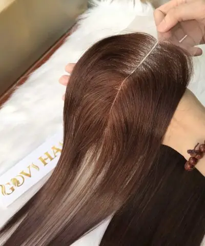 Closure 2x6 Dark brown Weft
