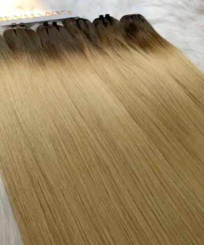 Bundles Human Hair Bone StraightW Ombre Color Weft