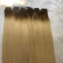 Bundles Human Hair Bone StraightW Ombre Color Weft