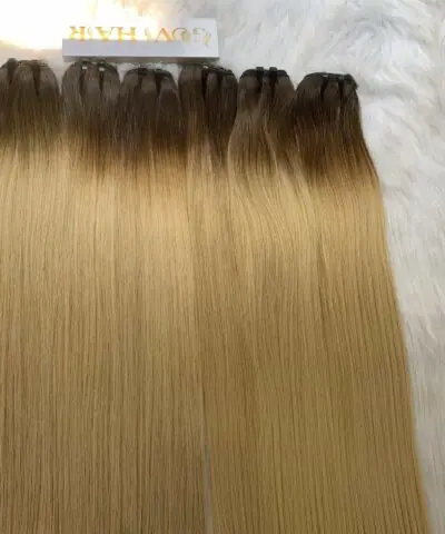 Bundles Human Hair Bone StraightW Ombre Color Weft