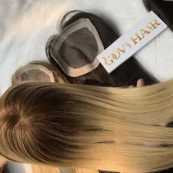 Human Hair Bundles Touper - Lace 5x5 - 130 Density Natural color