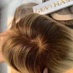 Human Hair Bundles Touper - Lace 5x5 - 130 Density Natural color