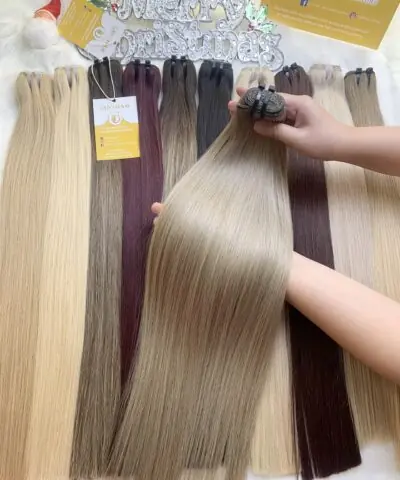Weft-hair-grey-color