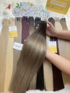 Weft-hair-scandinavian-blonde-color