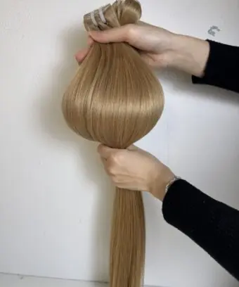 Machine Weft Hair Extensions 26 Inch #5 Light Brown