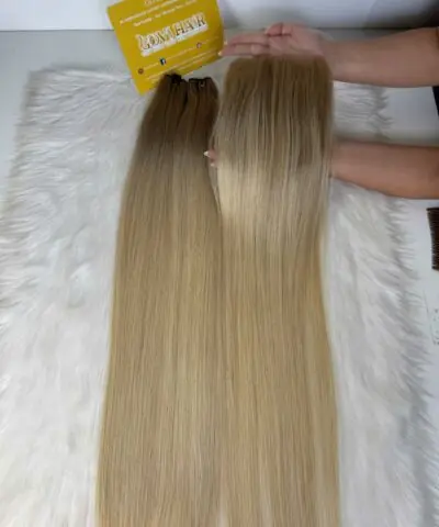 HD Lace Closure 4x4 Bone Straight 12 Inch Ombre Blonde Color Human Hair 6 HD Lace Closure 4x4 Bone Straight 12 Inch Ombre Blonde