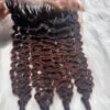 HD Lace Frontal 13x4 Burmese Curly 26 Inch Ombre Color