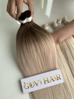 Natural Straight Bulk Human Hair #4/613 Ombre Color Raw Vietnamese Hair