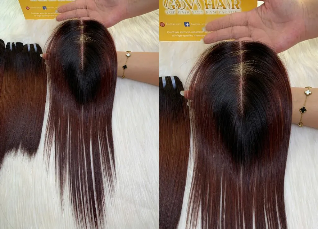 Swiss Lace Ombre Brown Creates Soft Blend