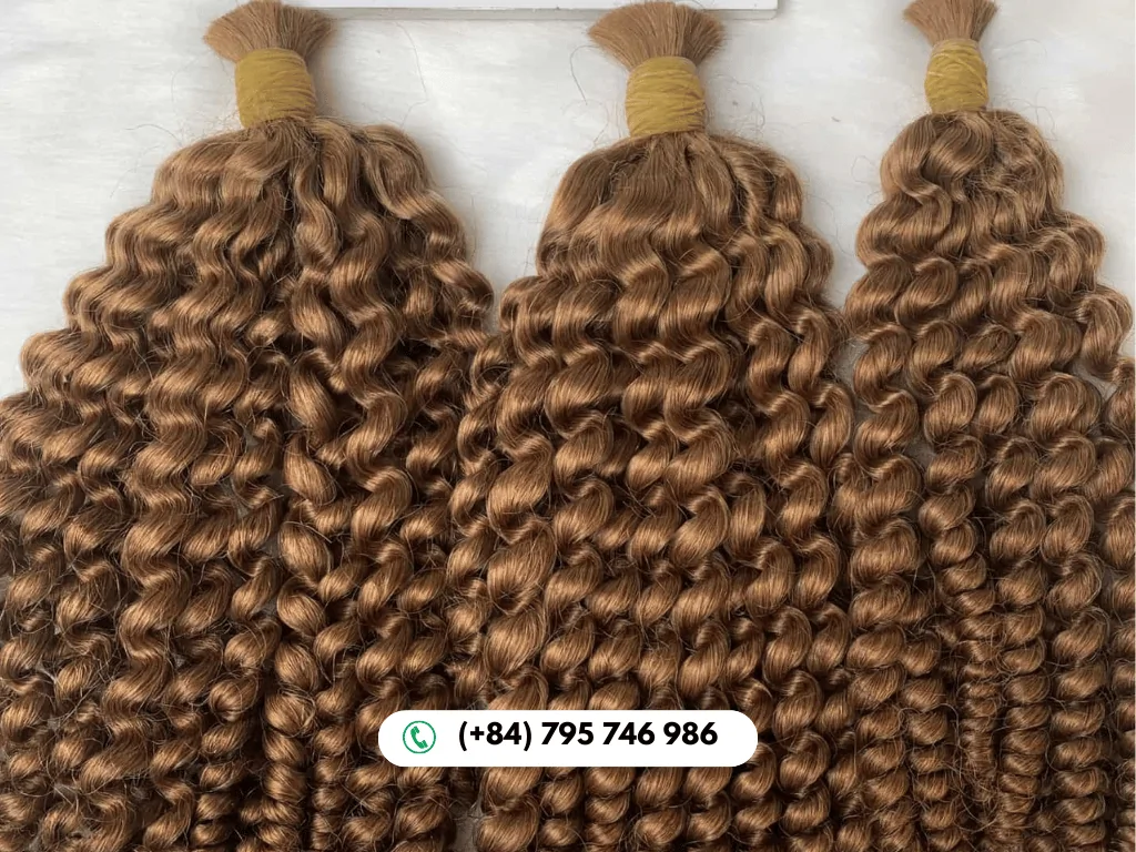 Deep Curly Bulk Human Hair for Braiding Raw Hair 10 Raw Deep Curly Braiding Hair Offers Authentic Texture and Lasting Quality