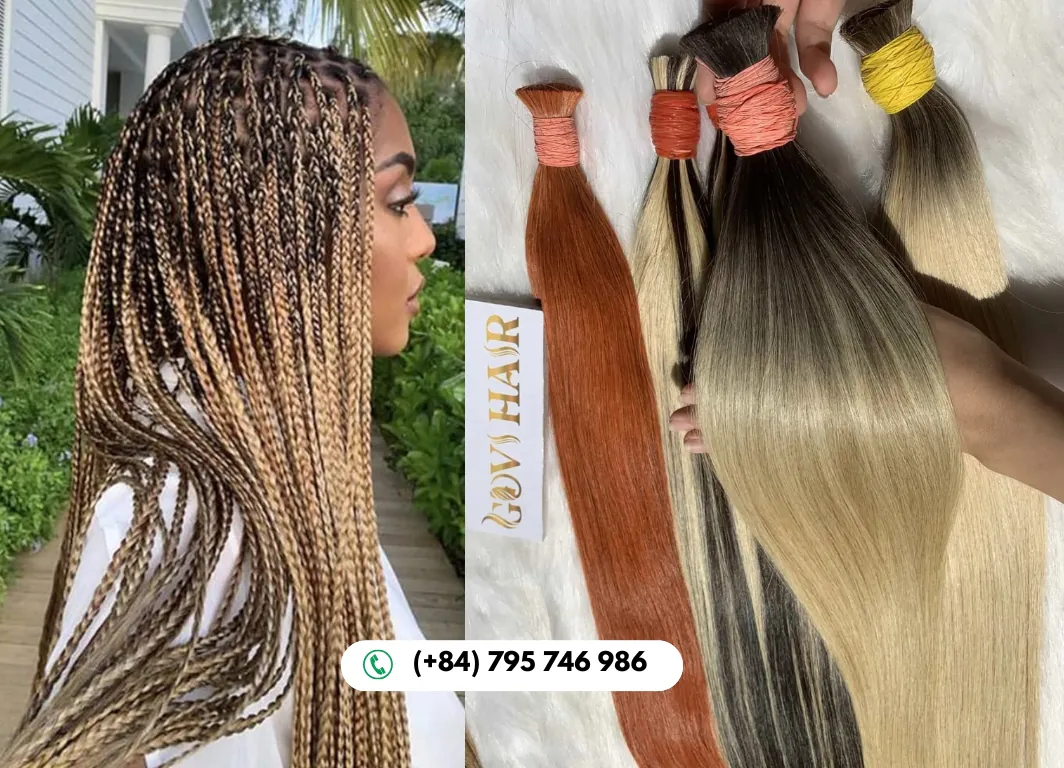 Straight Ombre Bulk Hair for Braiding Delivers Depth and Shine
