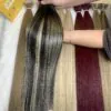 Straight Scandinavian Color Seamless Tape In Hair Extensions