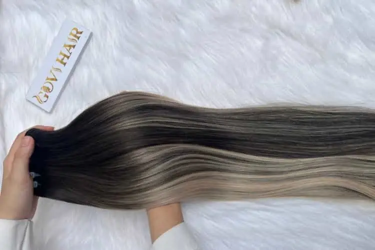Weft Hair Extensions Bone Straight Scandinavian Raw Vietnamese Hair Weft Hair Extensions Bone Straight Scandinavian Raw Vietnamese Hair