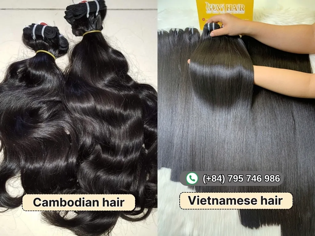 Cambodian vs. Vietnamese Hair: Texture & Density Comparison