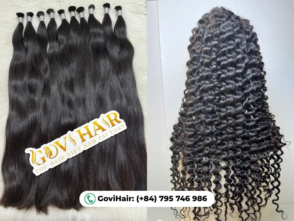 Vietnamese Hair vs Brazilian Hair: Which One Is Right for You? 3 compare texture of Vietnamese hair and Brazilian hair