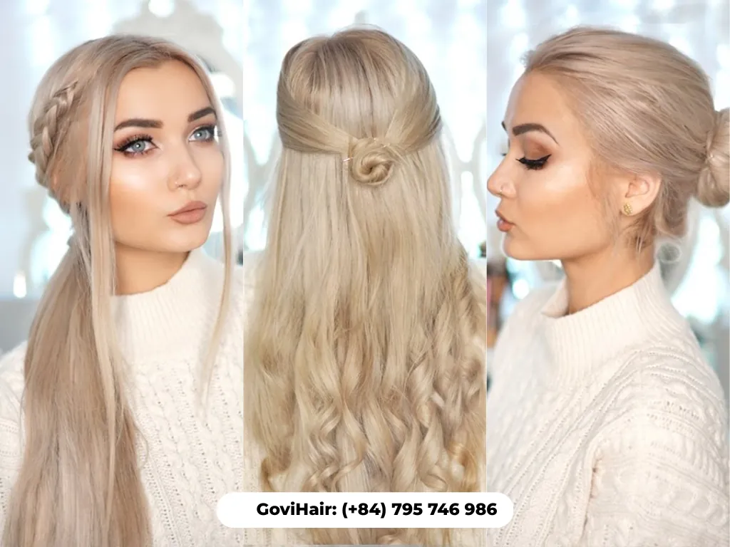 Try these hairstyles that keep added hair completely invisible.