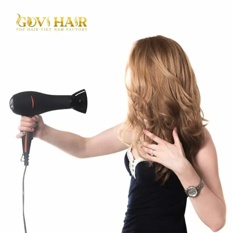 Drying the human hair wig