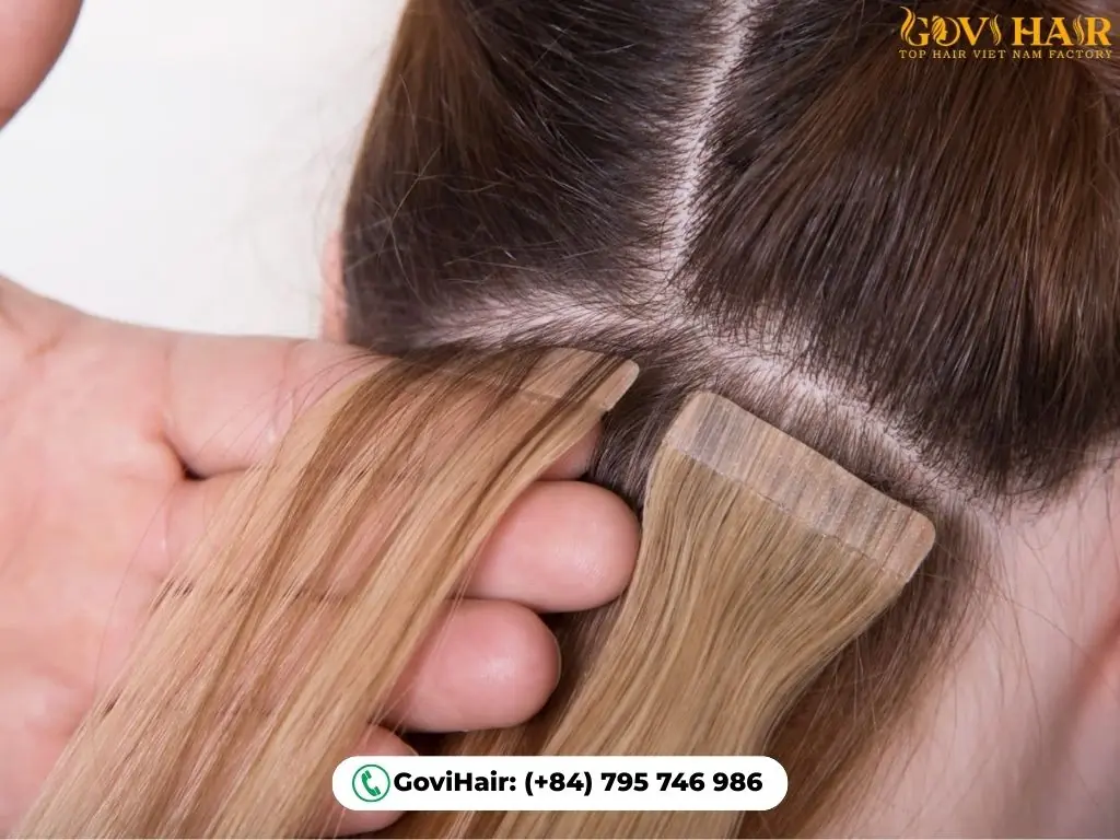 Glue-in wefts for strong bonded attachment