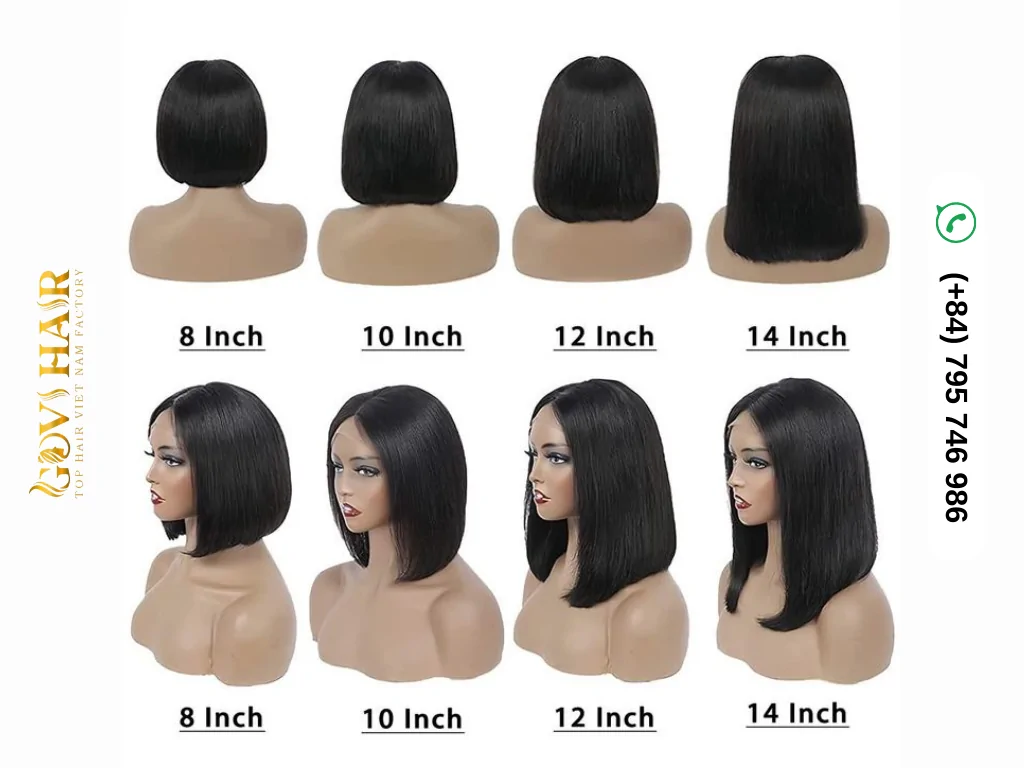 Short Wigs (8–14 Inches)