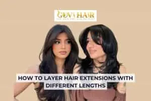 how to cut and layer hair extension