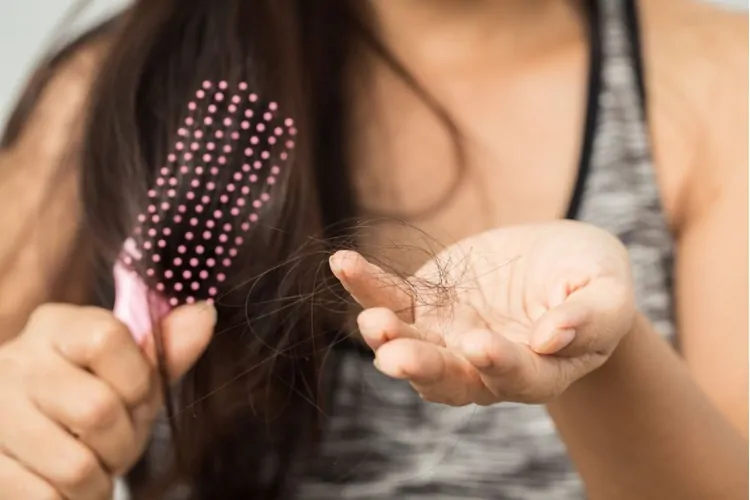 over brushing dry hair