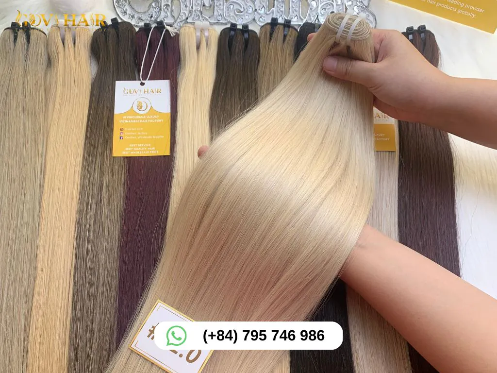 Premium Vietnamese machine weft hair extensions from GoviHair