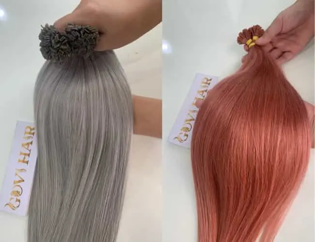 Double drawn vietnamese hair