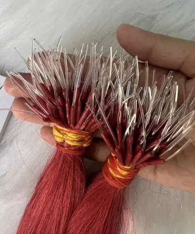 best vietnamese hair f tip hair extensions red color