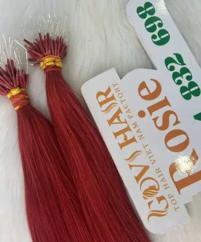 f tip hair extensions red color 100 human hair