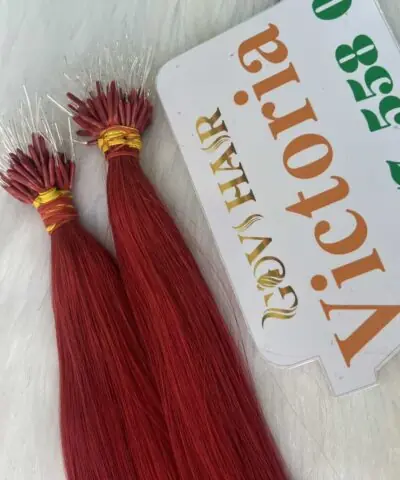 f tip hair extensions red color vietnamese hair