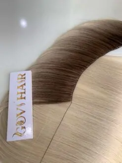 Feather Weft Hair Extensions Ombre Blonde Color 5 feather weft hair ombre blonde color vietnam hair