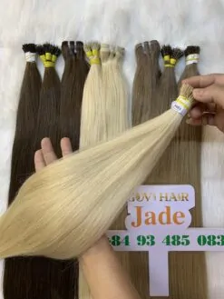 I-Tip Hair Extensions Vietnamese Hair #60A Color Human Hair