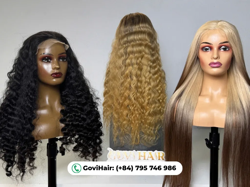 Raw Vietnamese hair wigs are made from 100% unprocessed human hair